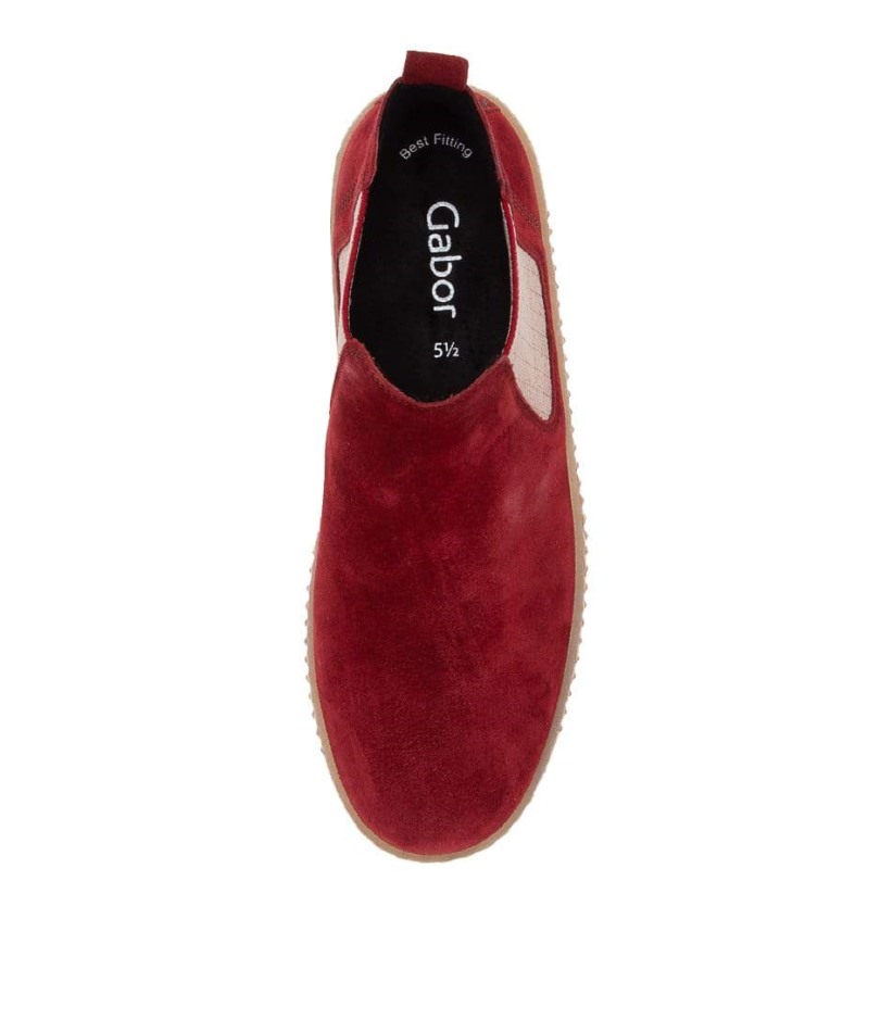 Gabour | Bottines Exclusives En Daim Opéra Foncé Angels